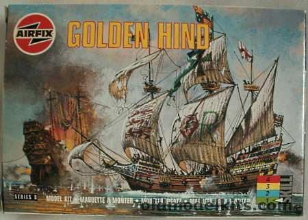 Airfix Golden Hind - Sir Francis Drakes Ship, 00264 plastic model kit